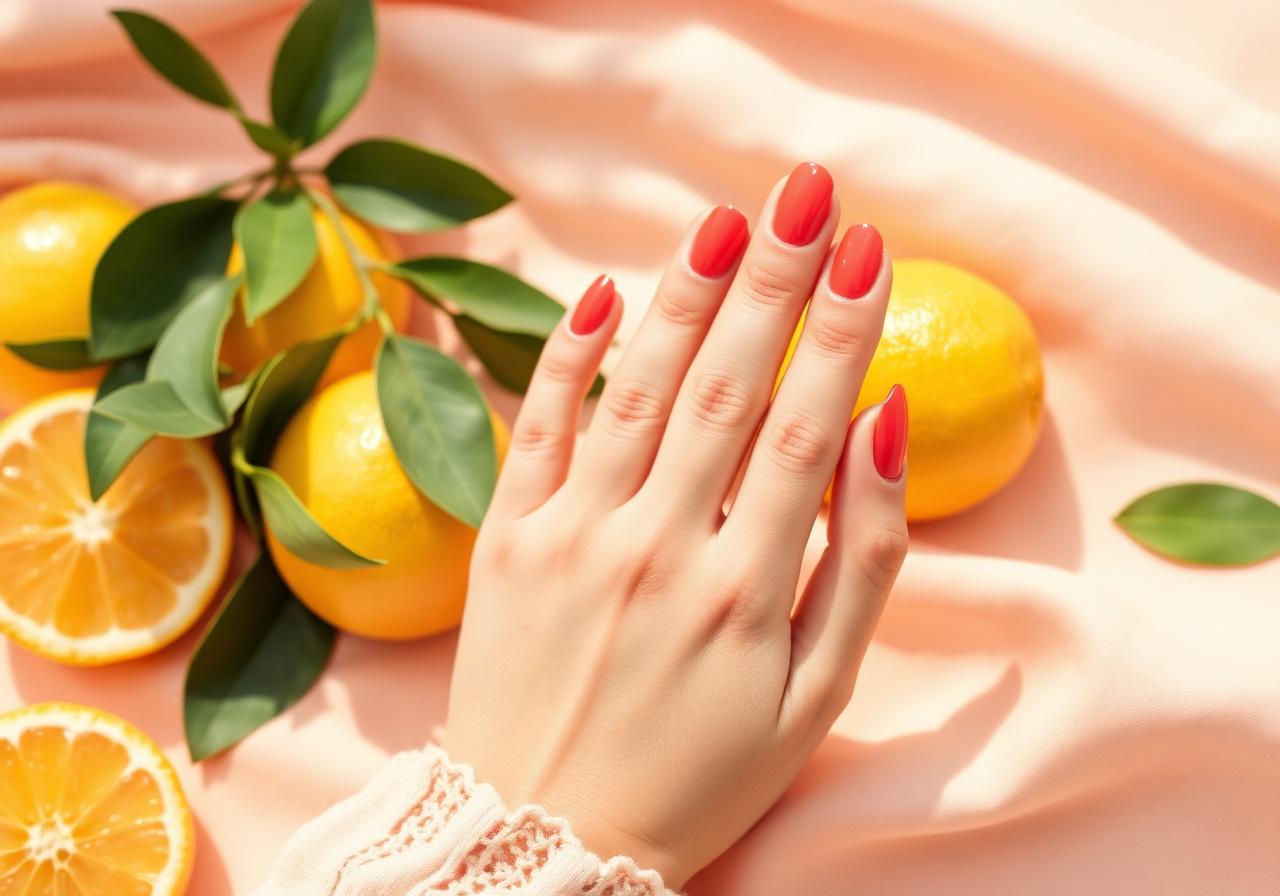 Coral Red Almond Nails: The Warm-Weather Classic That Never Fails