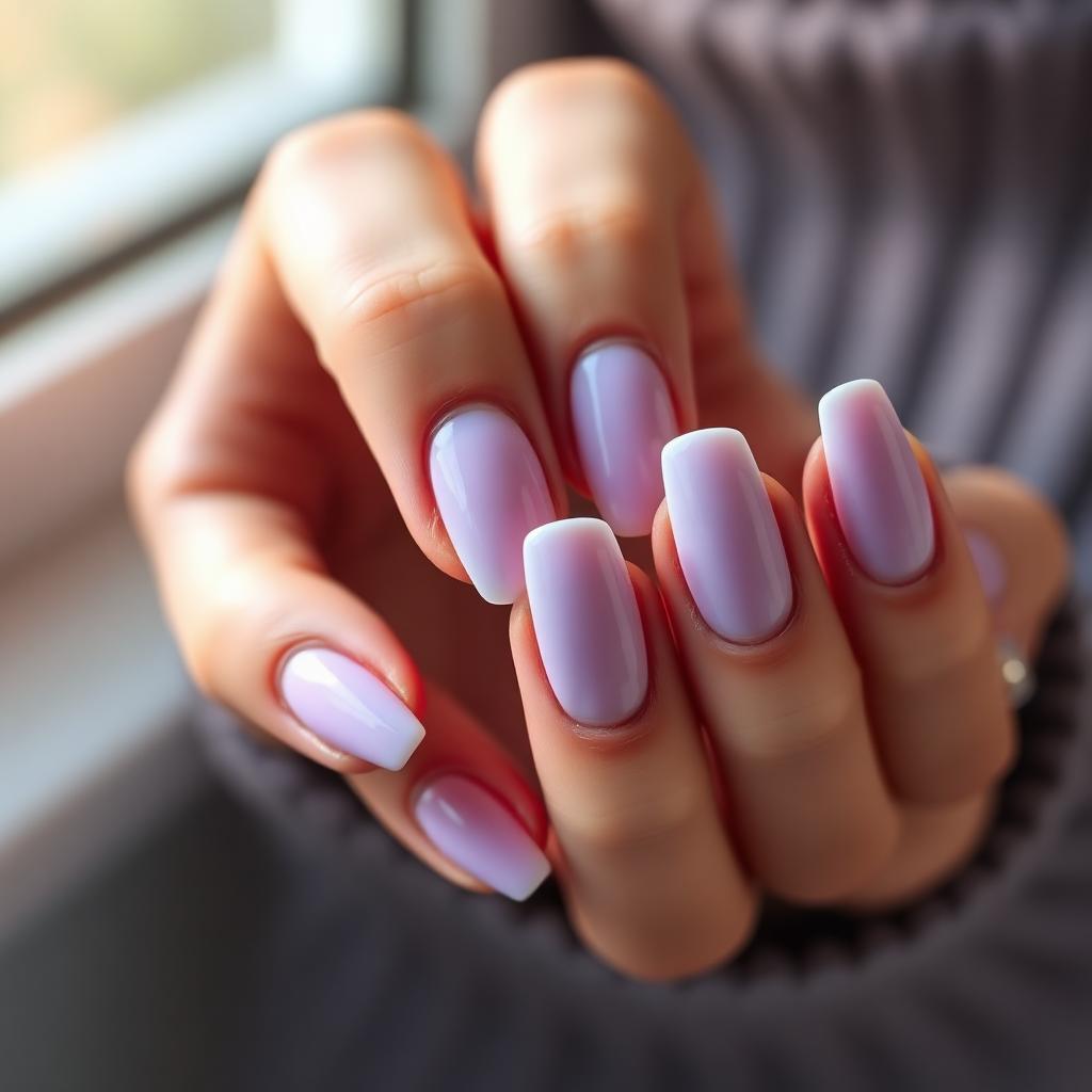Pastel Lilac Ombre Nails: The Softest Spring Manicure