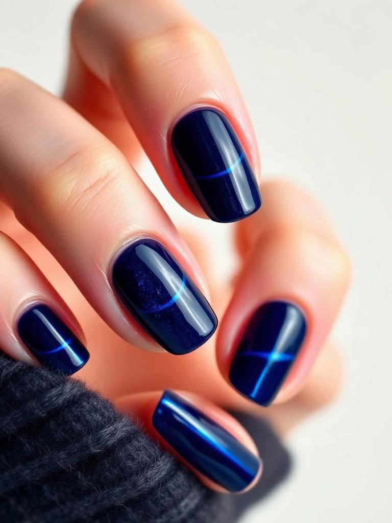 Velvet Magnetic Cat-Eye Nails: The Moving Light Trick